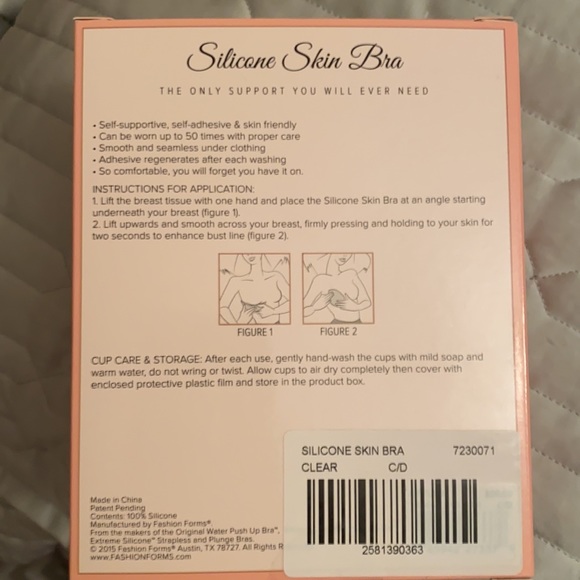 Silicone skin bra stick on. - Picture 5 of 5